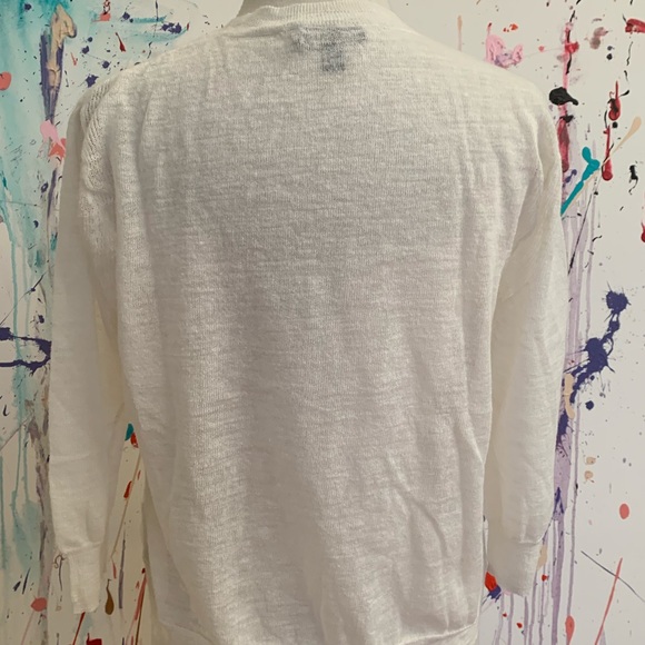 J. Crew Sheer Linen Sweater - Picture 5 of 8